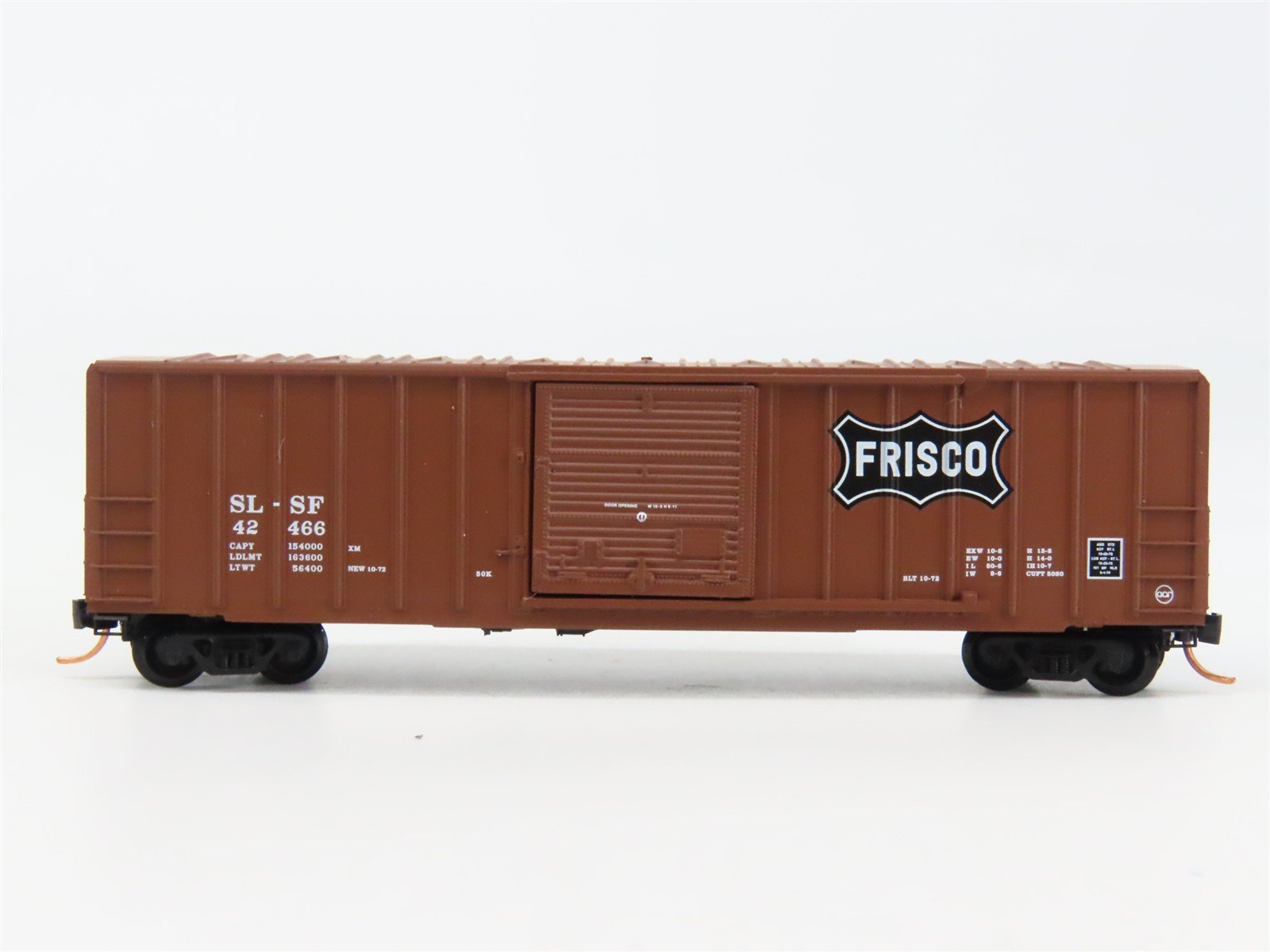 N Scale Micro-Trains 25270 SL-SF St. Louis-San Francisco 50' Box Car 42466 RTR