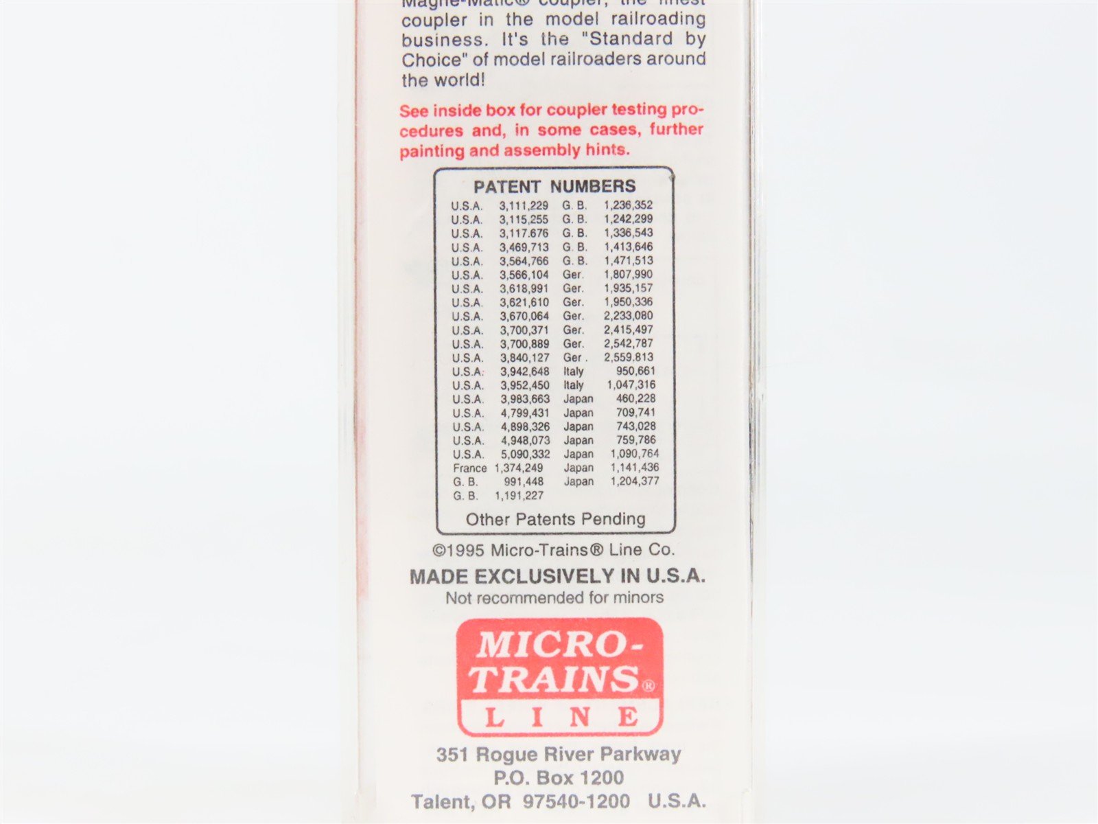N Scale Micro-Trains 24260 CP Canadian Pacific 40' Box Car 55935 RTR