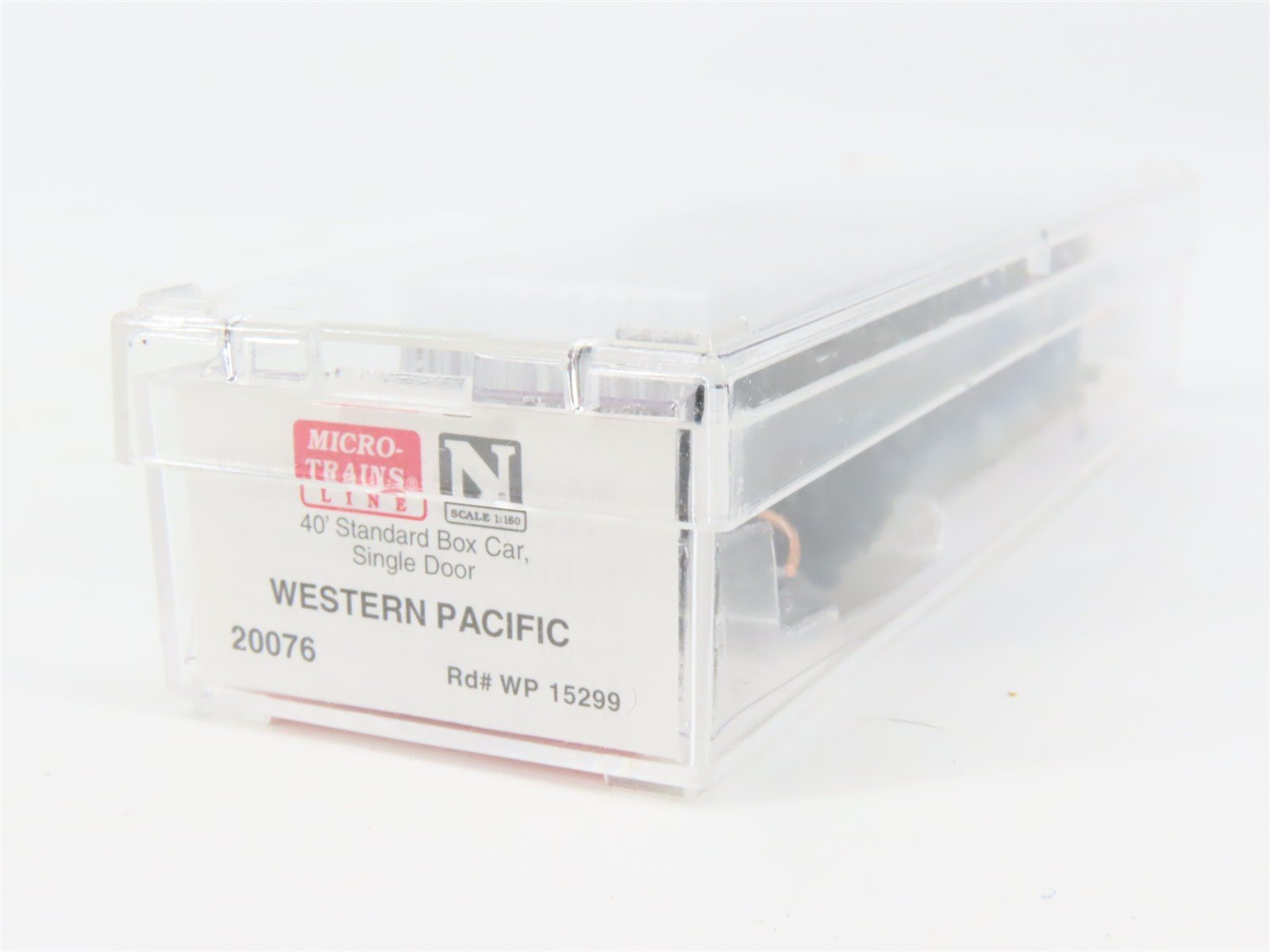 N Scale Micro-Trains 20076 WP Western Pacific 40' Box Car 15299 RTR