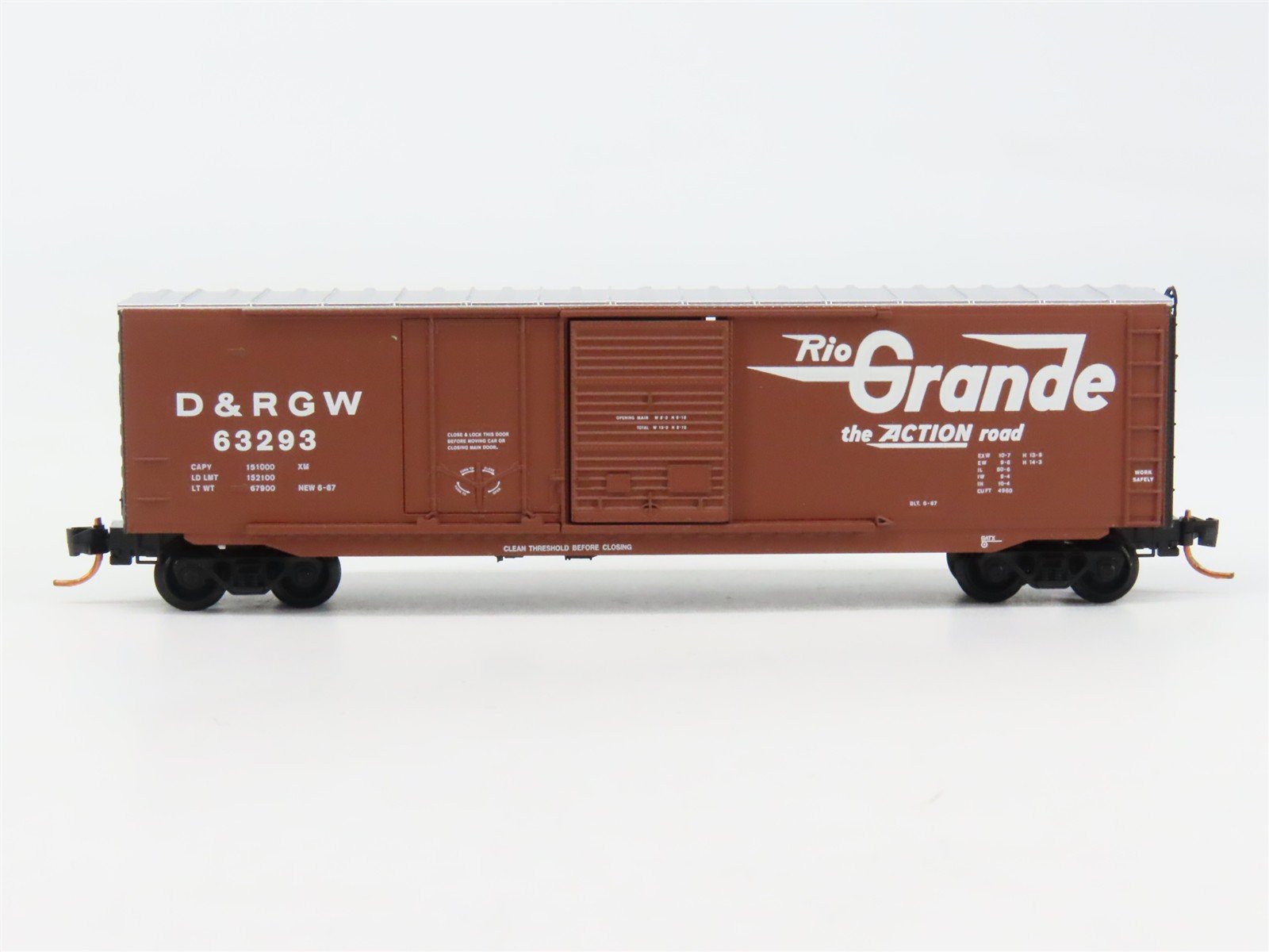 N Scale Micro-Trains 07600080 D&RGW Denver & Rio Grande Western 50' Box Car RTR