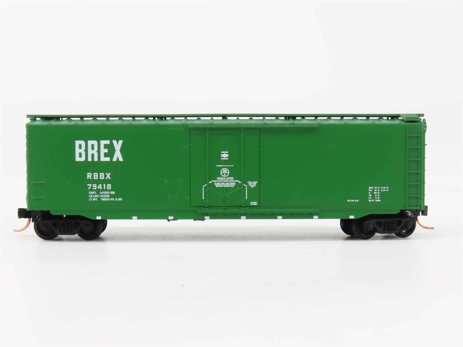 N Scale Micro-Trains 32090 BREX Burlington Refrigerator Express 50' Box Car RTR
