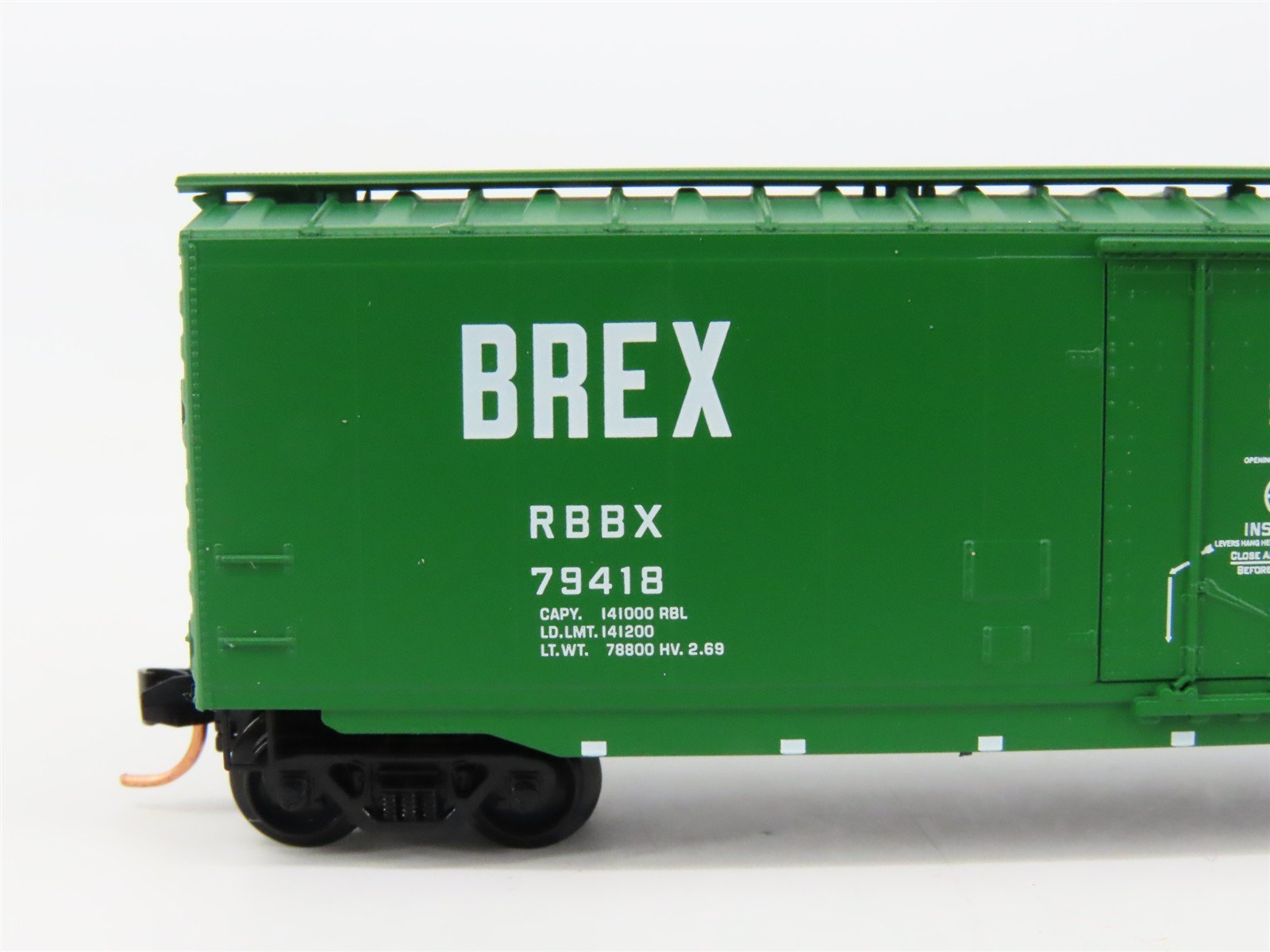 N Scale Micro-Trains 32090 BREX Burlington Refrigerator Express 50' Box Car RTR