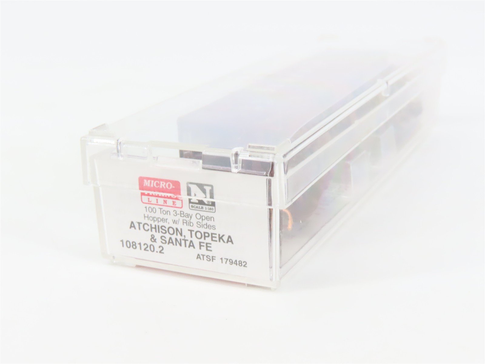 N Scale Micro-Trains 108120.2 ATSF Santa Fe Hopper 179482 RTR
