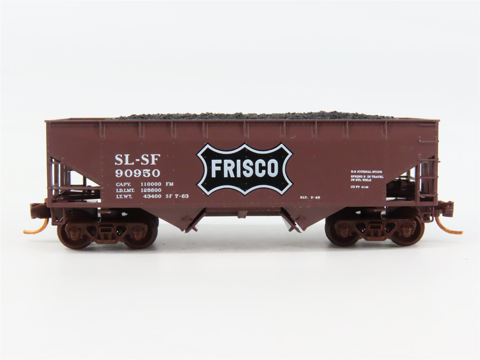 N Scale Micro-Trains 05500180 SL-SF St. Louis-San Francisco 33' Hopper 90950 RTR