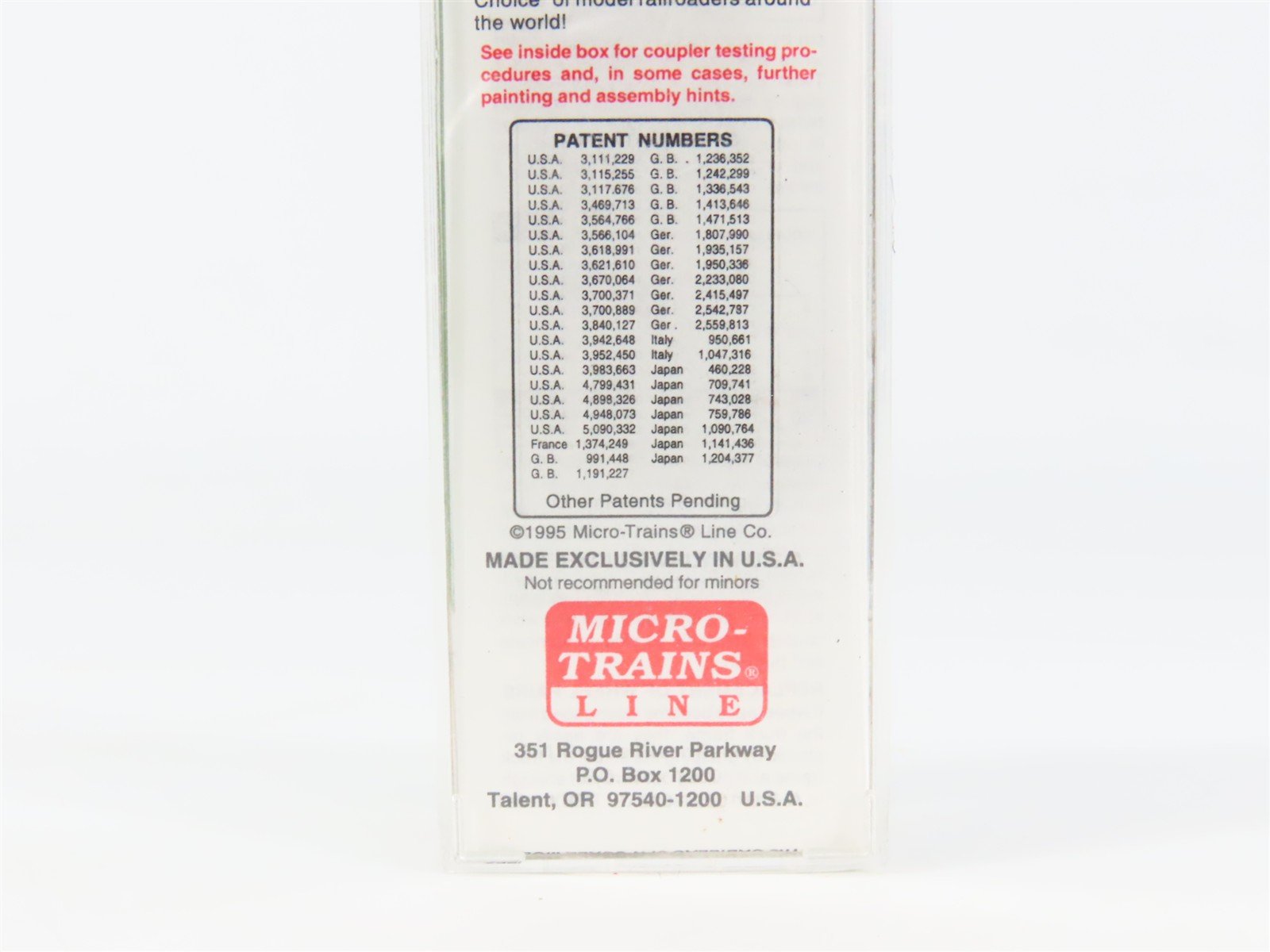N Scale Micro-Trains 20306 BN Burlington Northern 40' Box Car 189284 RTR