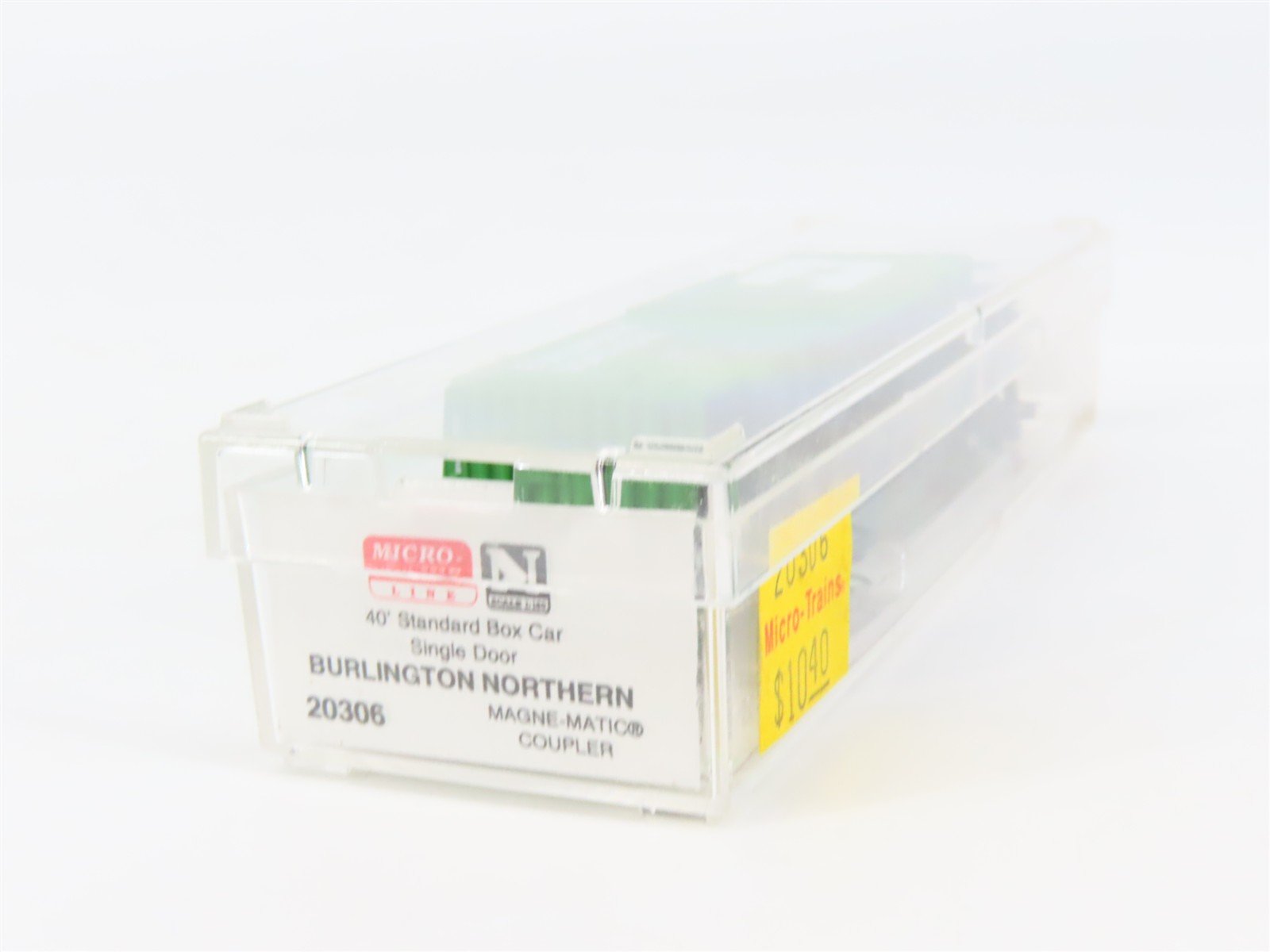 N Scale Micro-Trains 20306 BN Burlington Northern 40' Box Car 189284 RTR