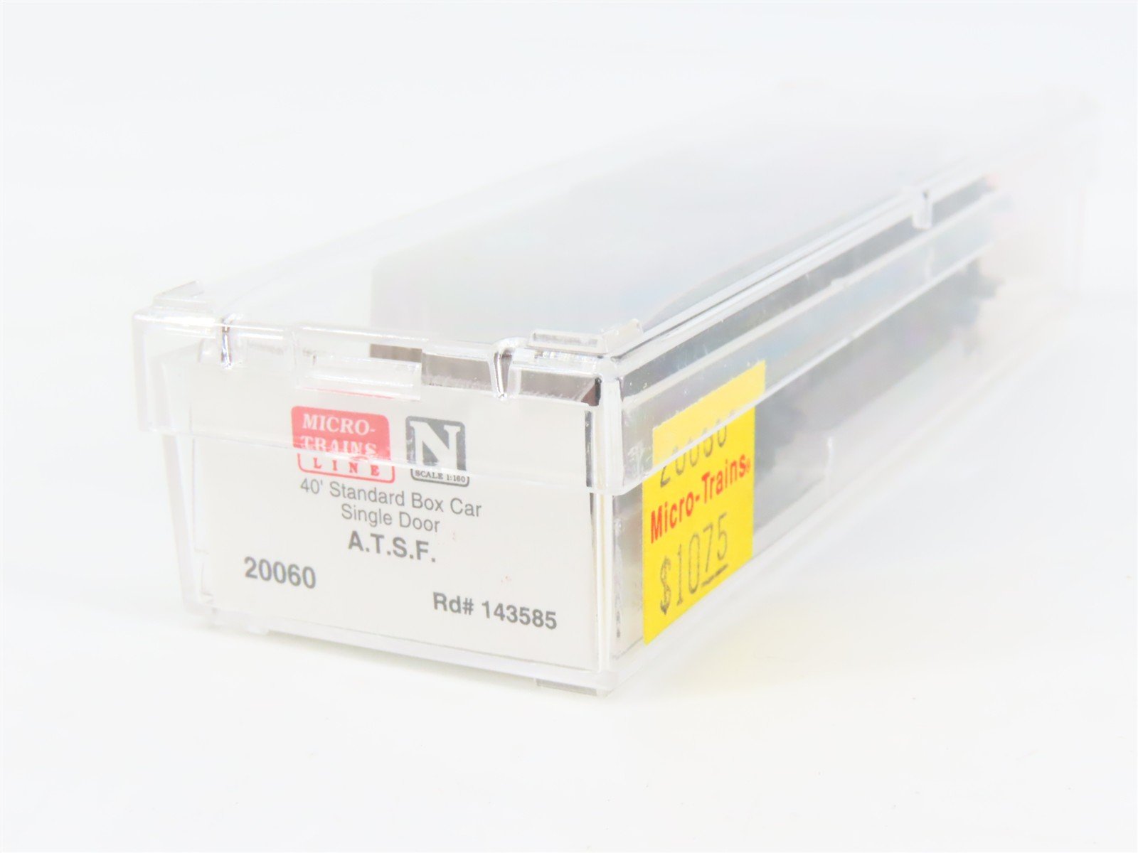 N Scale Micro-Trains 20060 ATSF Santa Fe 40' Box Car 143585 RTR