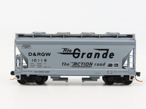 N Scale Micro-Trains 09200020 D&RGW Denver & Rio Grande Western Hopper 10116 RTR