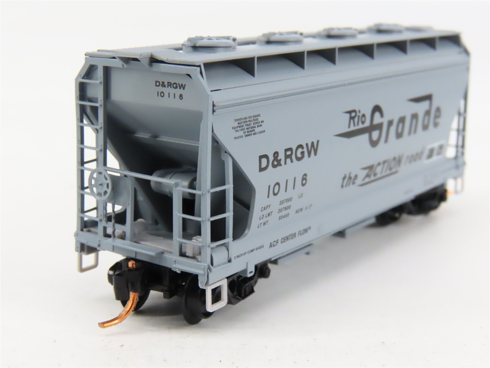 N Scale Micro-Trains 09200020 D&RGW Denver & Rio Grande Western Hopper 10116 RTR