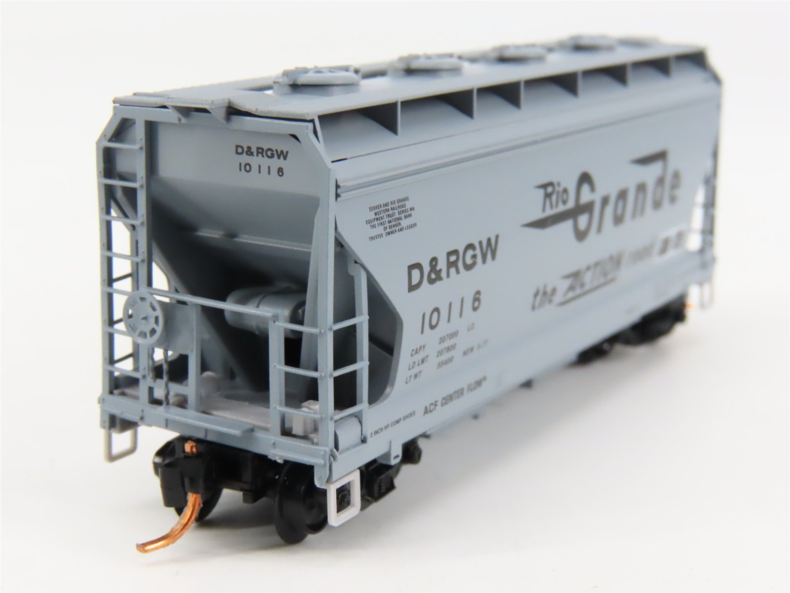 N Scale Micro-Trains 09200020 D&RGW Denver & Rio Grande Western Hopper 10116 RTR