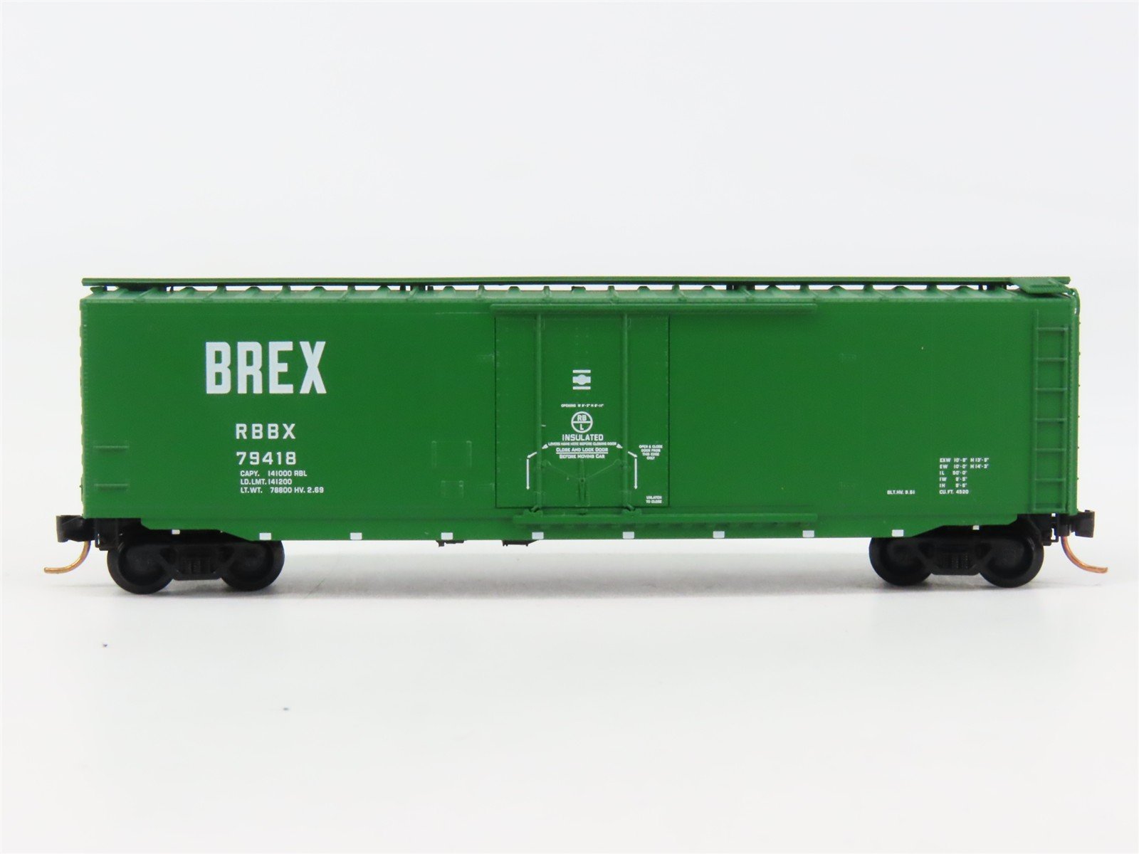 N Scale Micro-Trains 32090 BREX Burlington Refrigerator Express 50' Box Car RTR