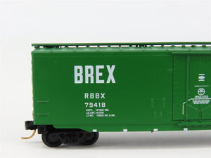 N Scale Micro-Trains 32090 BREX Burlington Refrigerator Express 50' Box Car RTR
