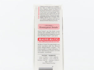 N Scale Micro-Trains 32090 BREX Burlington Refrigerator Express 50' Box Car RTR