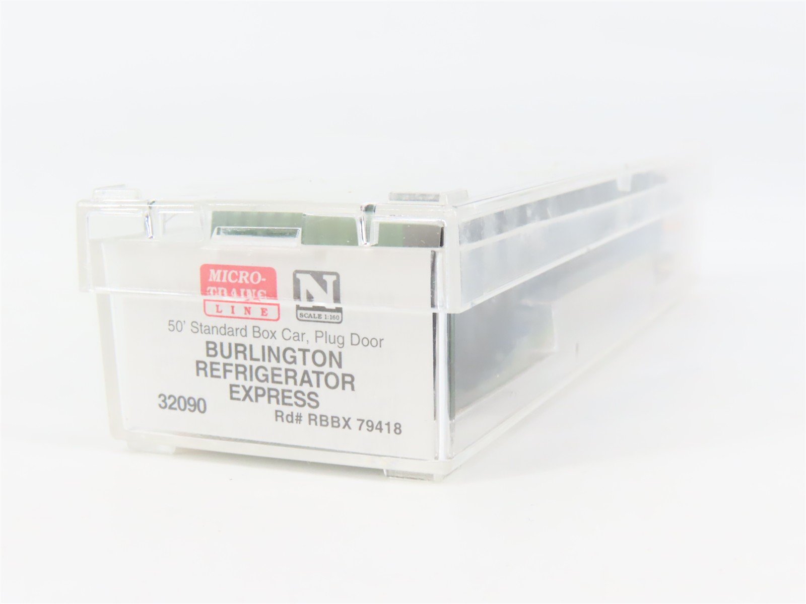 N Scale Micro-Trains 32090 BREX Burlington Refrigerator Express 50' Box Car RTR