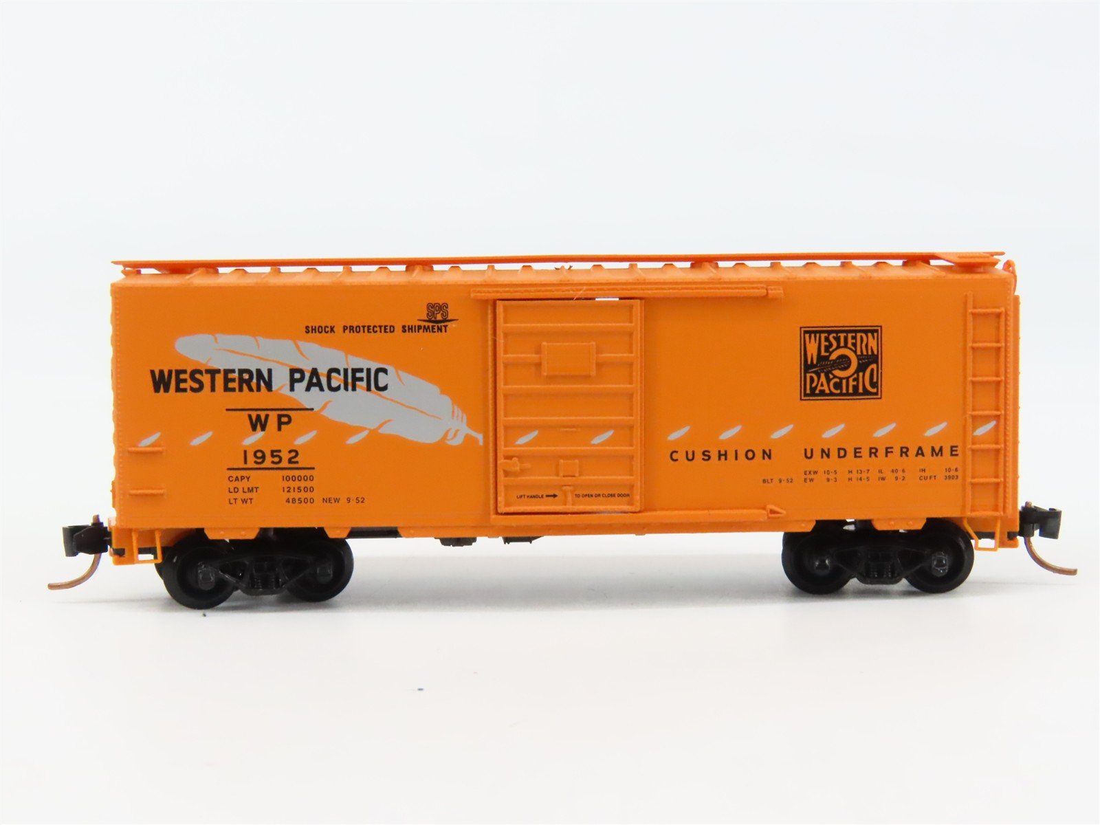 N Scale Micro-Trains 20506 WP Western Pacific 40' Box Car 1952 RTR