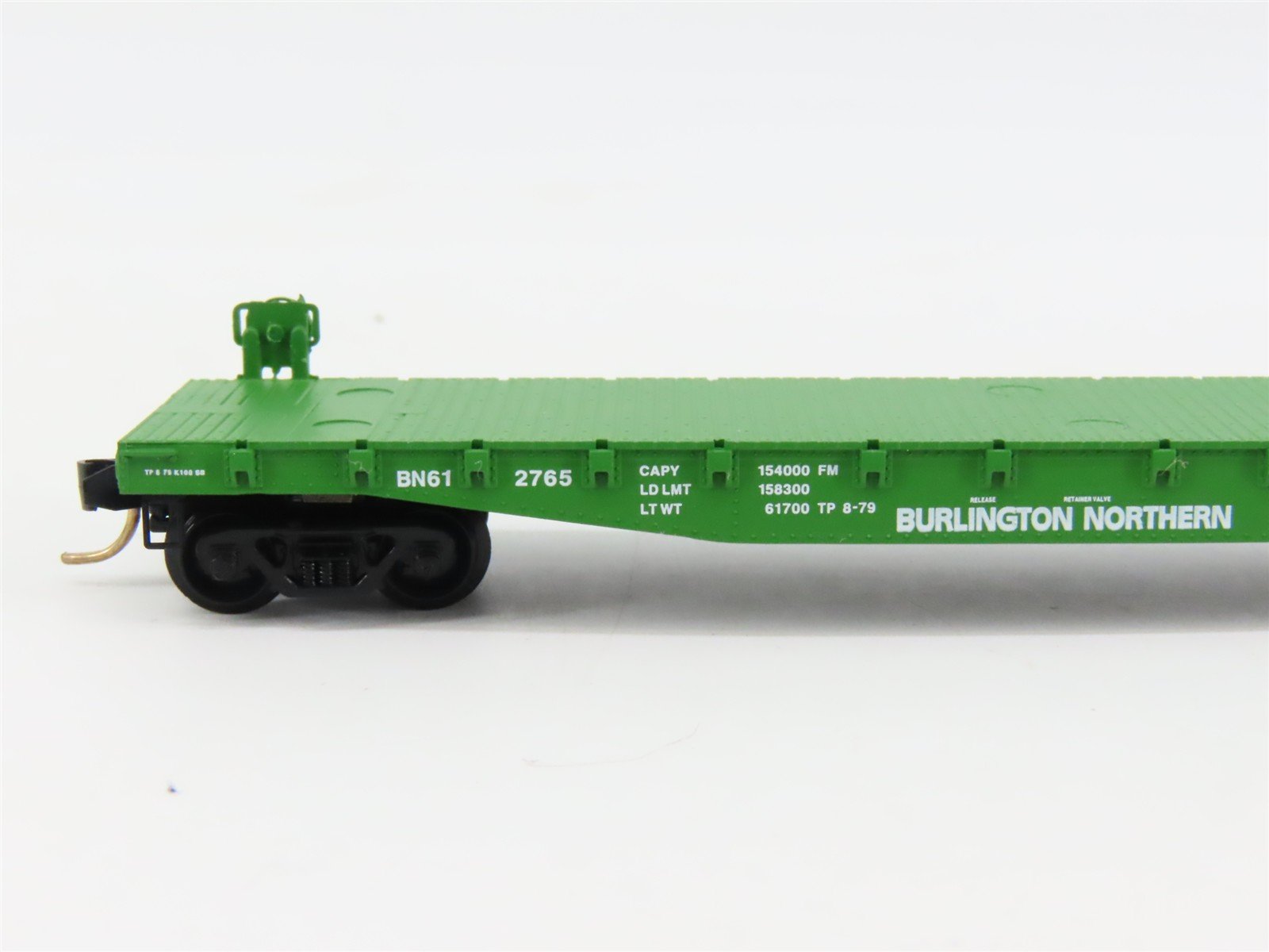 N Scale Micro-Trains 45200 BN Burlington Northern 50' Flat Car 612765 RTR