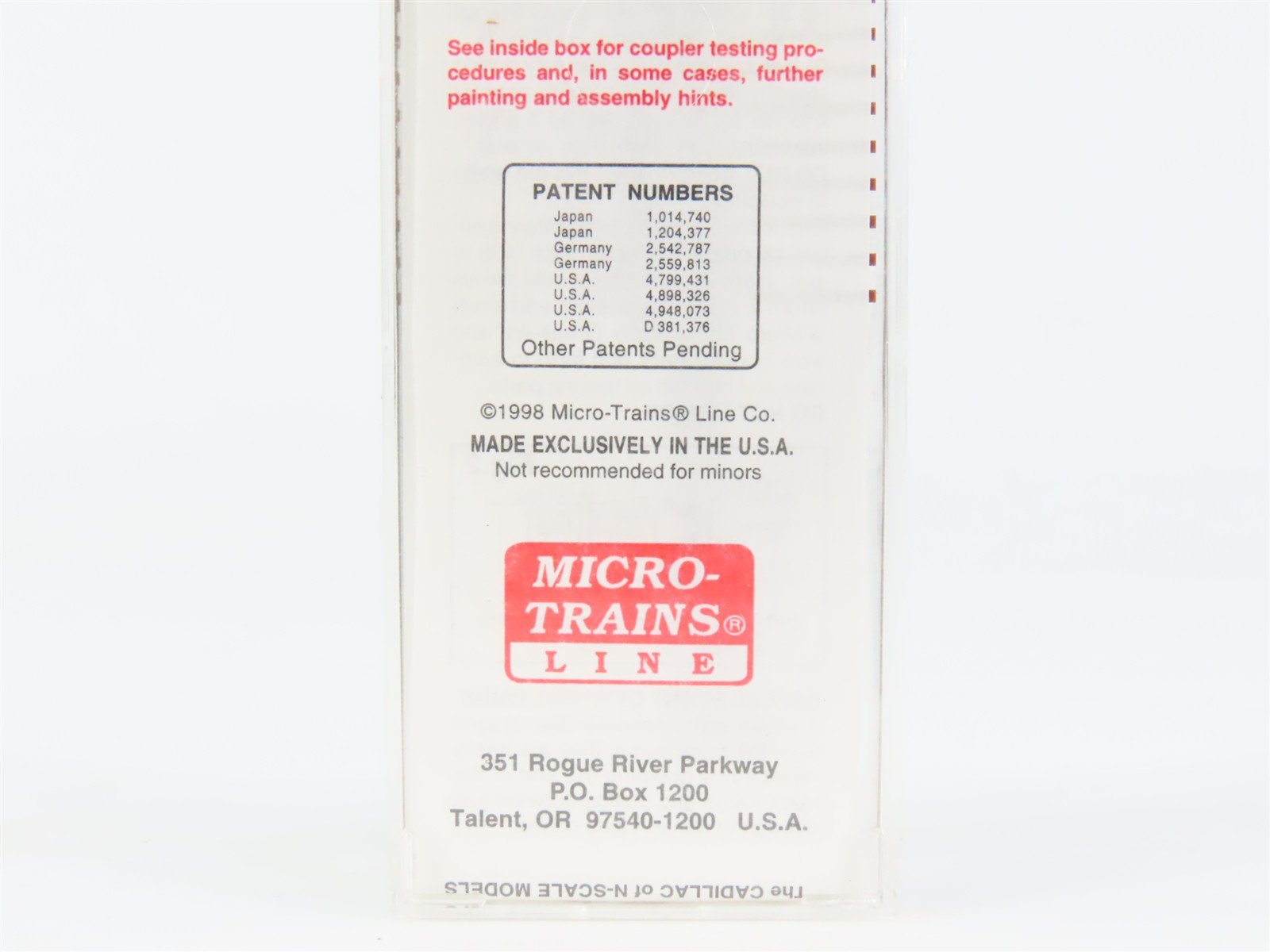 N Scale Micro-Trains 45200 BN Burlington Northern 50' Flat Car 612765 RTR