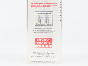 N Scale Micro-Trains 45200 BN Burlington Northern 50' Flat Car 612765 RTR