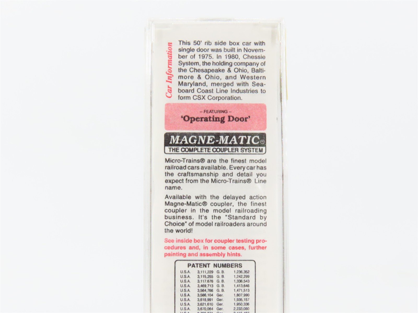 N Scale Micro-Trains 25550/1 CSX 50' Box Car 141053 RTR