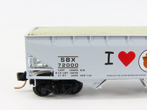 N Scale Micro-Trains 55450 SBX Smokey Bear 33' Hopper 72000 RTR