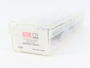 N Scale Micro-Trains 55450 SBX Smokey Bear 33' Hopper 72000 RTR