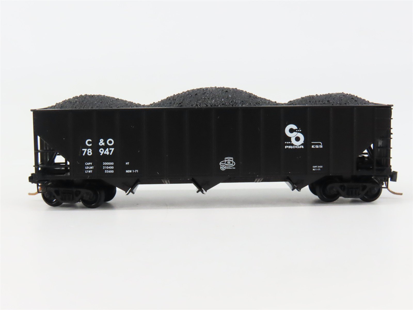 N Scale Micro-Trains 108020 C&O Chesapeake & Ohio Hopper 78947 RTR