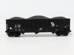 N Scale Micro-Trains 108020 C&O Chesapeake & Ohio Hopper 78947 RTR