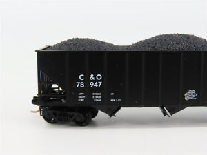 N Scale Micro-Trains 108020 C&O Chesapeake & Ohio Hopper 78947 RTR