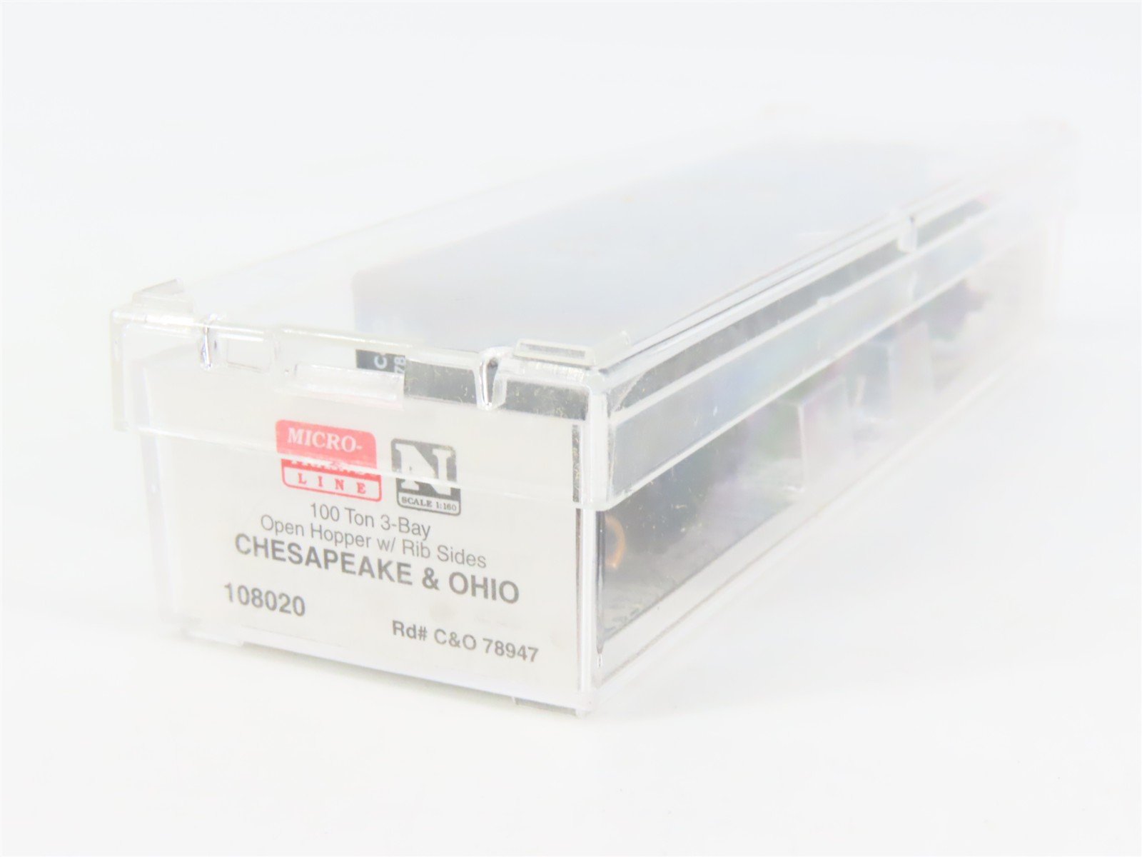 N Scale Micro-Trains 108020 C&O Chesapeake & Ohio Hopper 78947 RTR