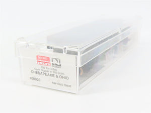 N Scale Micro-Trains 108020 C&O Chesapeake & Ohio Hopper 78947 RTR
