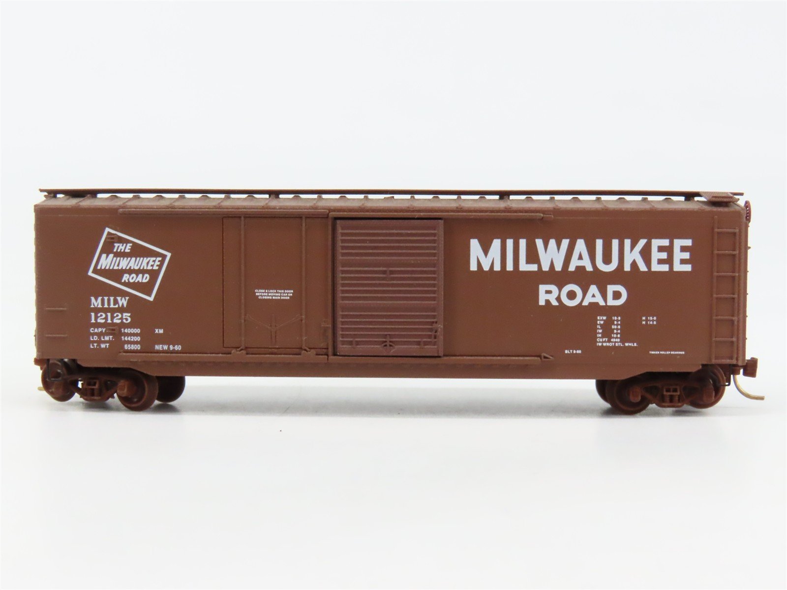 N Scale Micro-Trains MILW Milwaukee Road 50' Box Car 12125 RTR