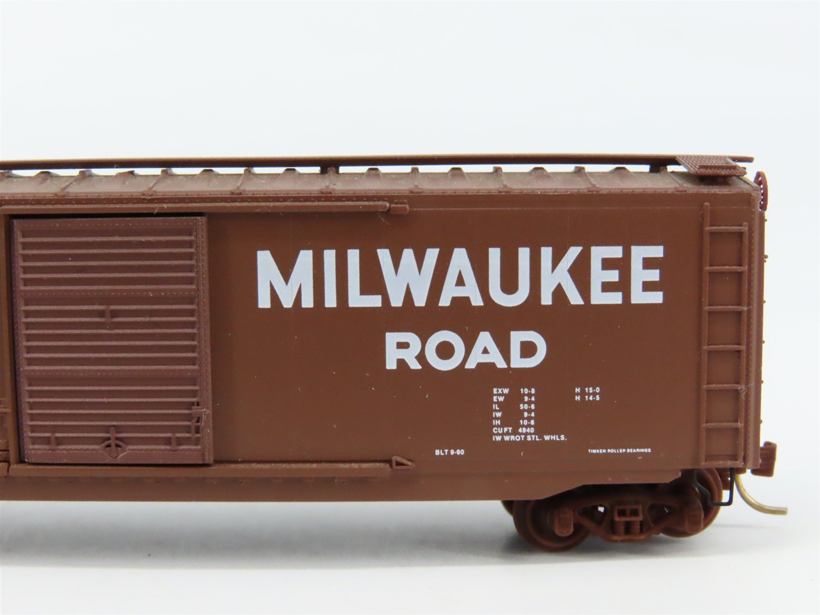 N Scale Micro-Trains MILW Milwaukee Road 50' Box Car 12125 RTR