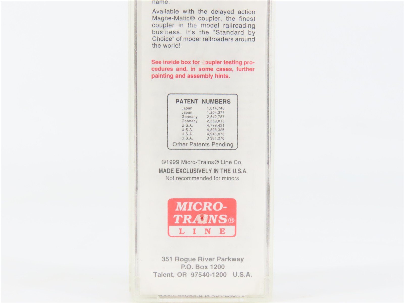 N Scale Micro-Trains MILW Milwaukee Road 50' Box Car 12125 RTR