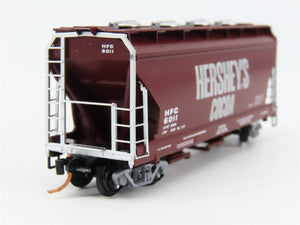 N Scale Micro-Trains 92150 HFC Hershey's Hopper 6011 RTR