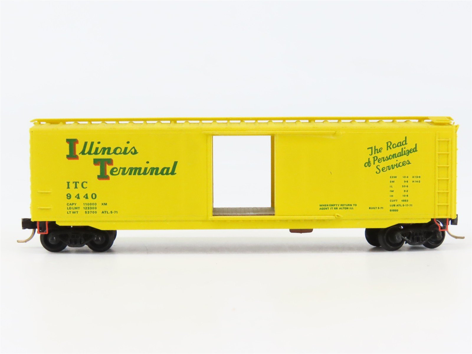 N Scale Micro-Trains ITC Illinois Terminal 50' Box Car 9440 RTR