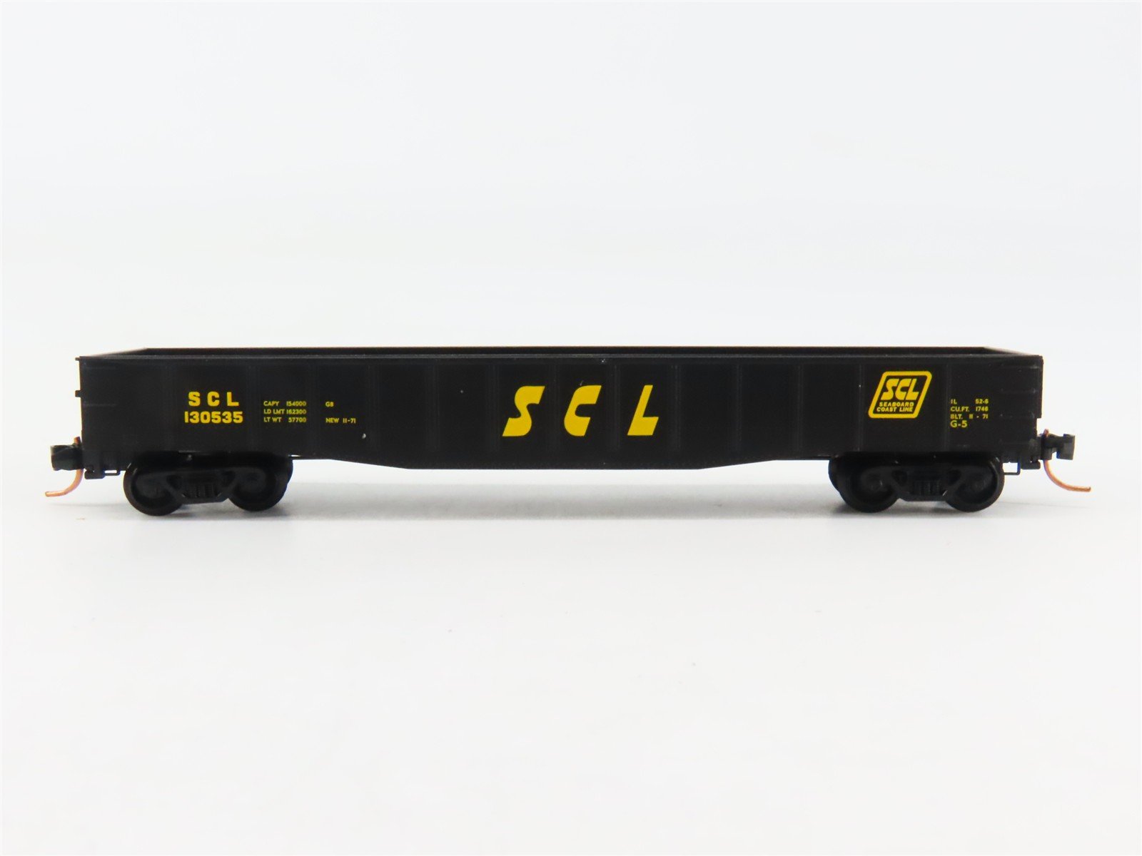 N Scale Micro-Trains 105040 SCL Seaboard Coast Line 50' Gondola 130535 RTR