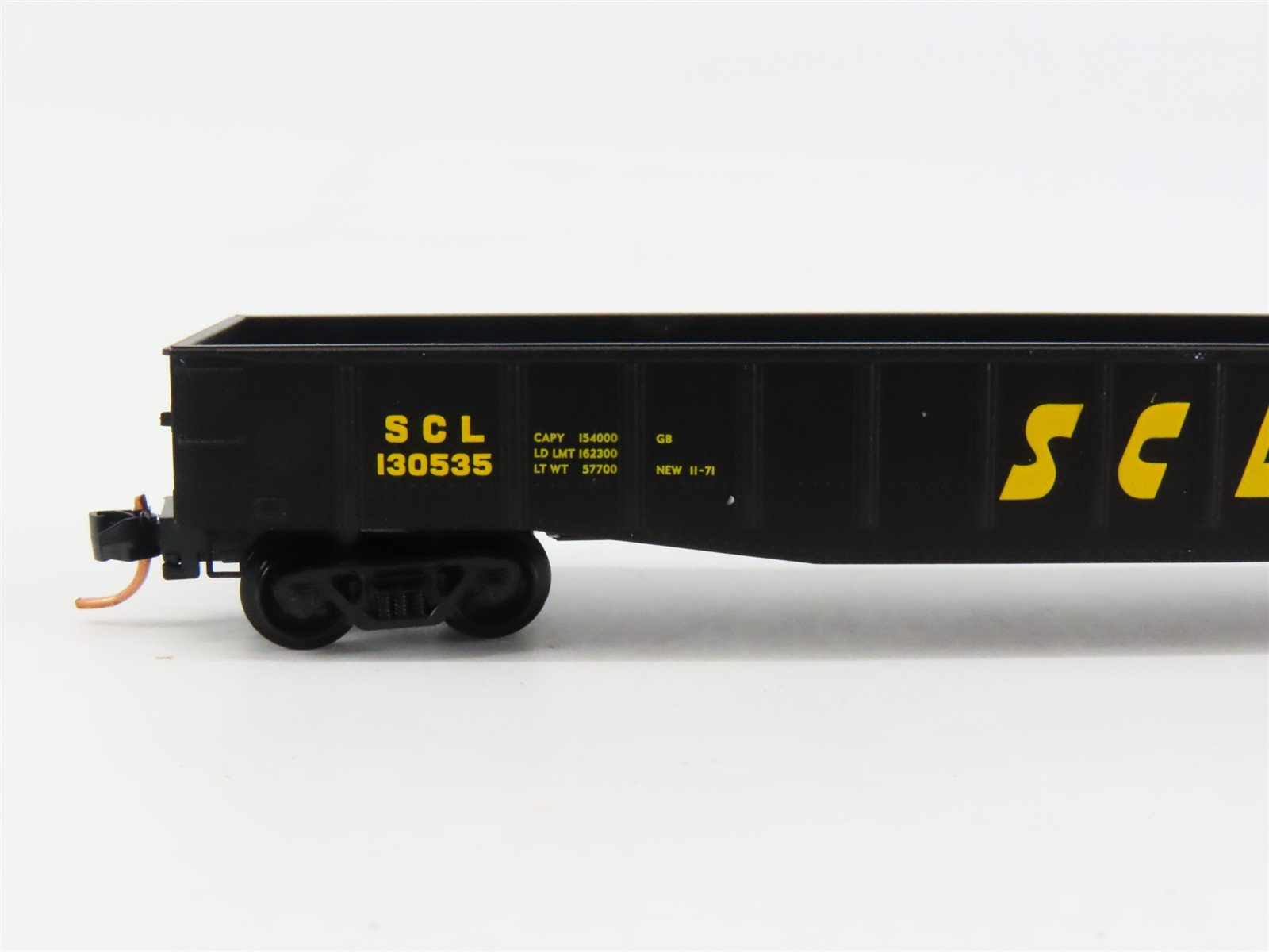 N Scale Micro-Trains 105040 SCL Seaboard Coast Line 50' Gondola 130535 RTR