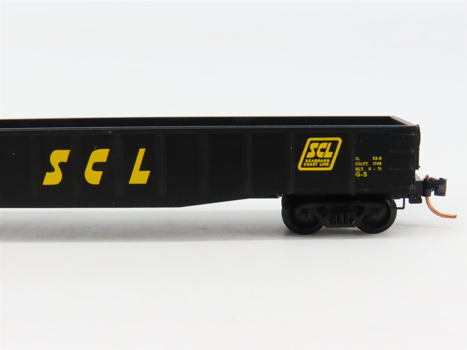 N Scale Micro-Trains 105040 SCL Seaboard Coast Line 50' Gondola 130535 RTR