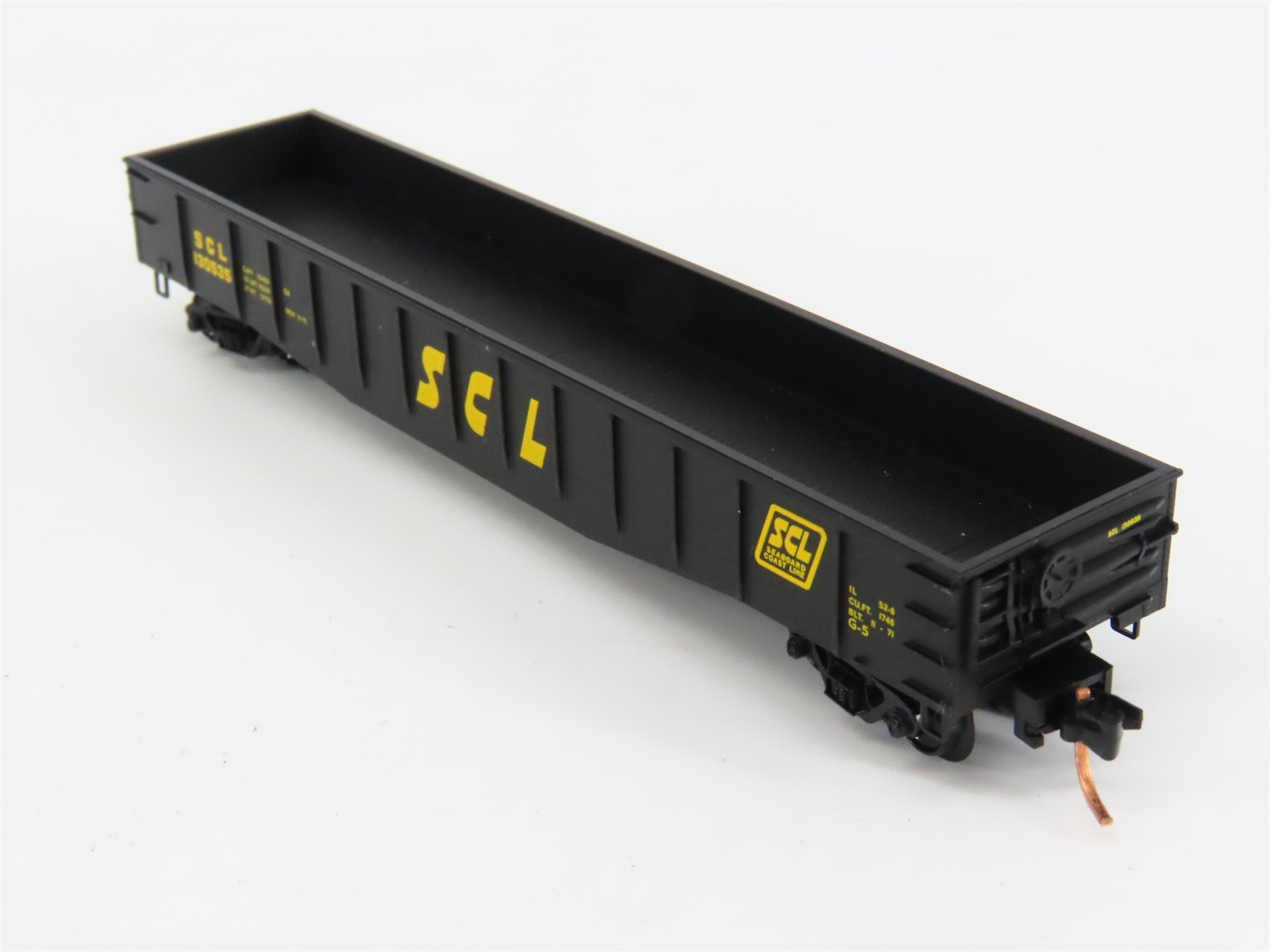 N Scale Micro-Trains 105040 SCL Seaboard Coast Line 50' Gondola 130535 RTR