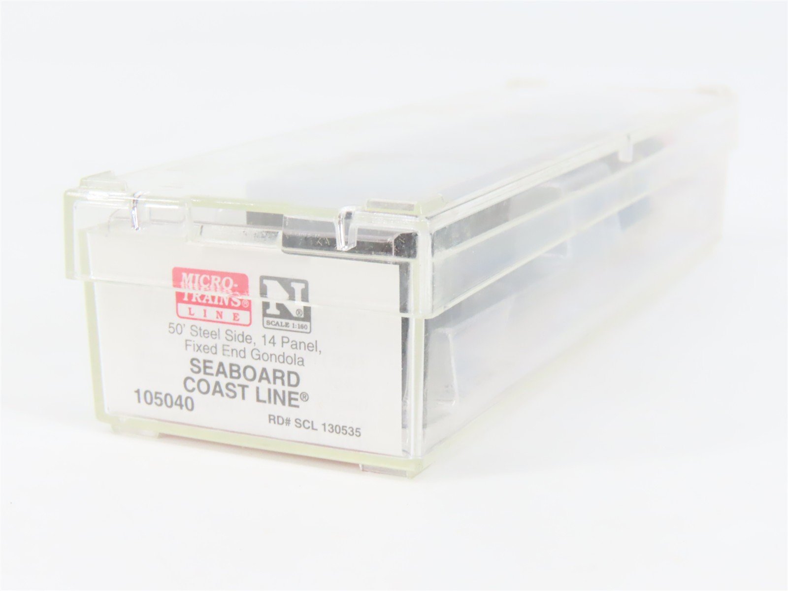 N Scale Micro-Trains 105040 SCL Seaboard Coast Line 50' Gondola 130535 RTR