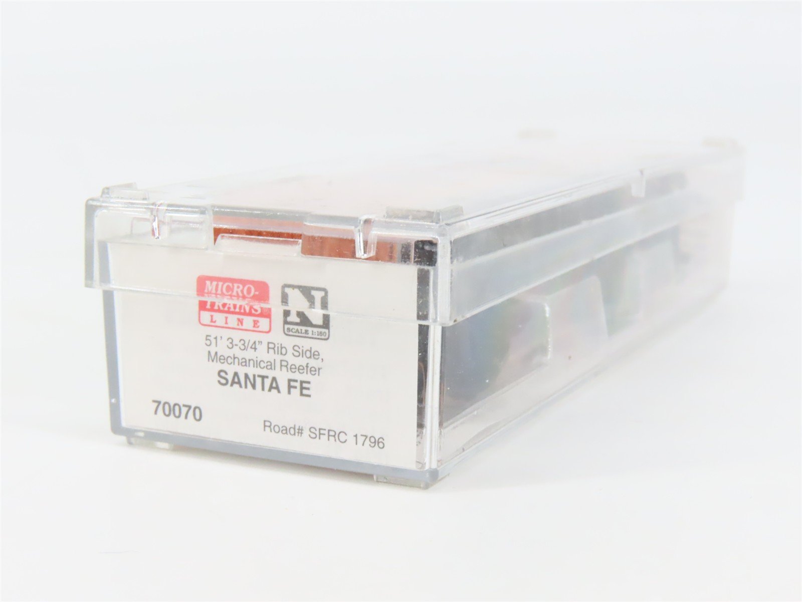 N Scale Micro-Trains 70070 SFRC Santa Fe 51' Reefer 1796 RTR