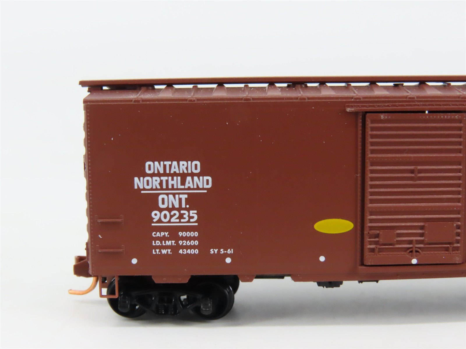 N Scale Micro-Trains 02000376 ONT Ontario Northland 40' Box Car 90235 RTR