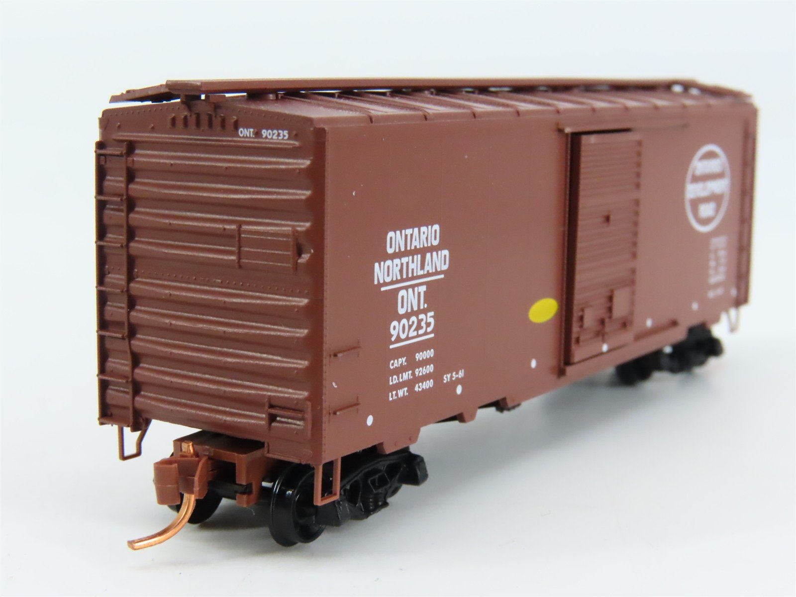 N Scale Micro-Trains 02000376 ONT Ontario Northland 40' Box Car 90235 RTR
