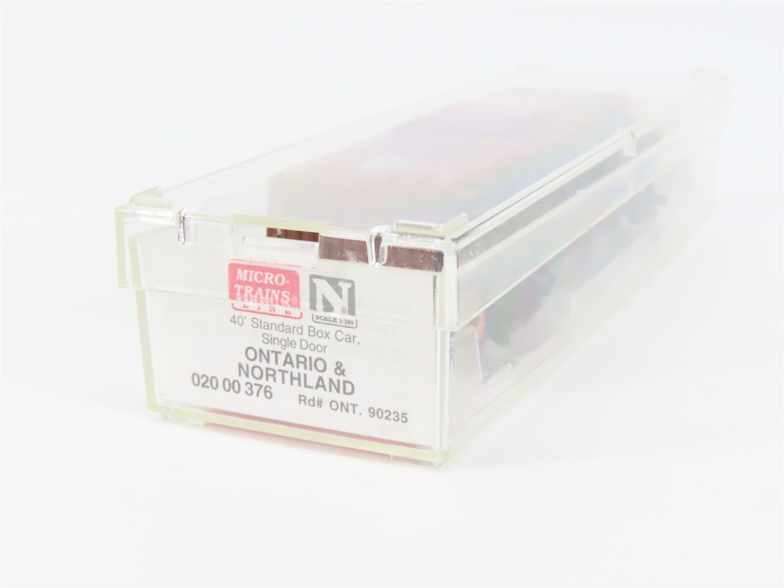 N Scale Micro-Trains 02000376 ONT Ontario Northland 40' Box Car 90235 RTR