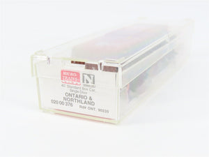 N Scale Micro-Trains 02000376 ONT Ontario Northland 40' Box Car 90235 RTR