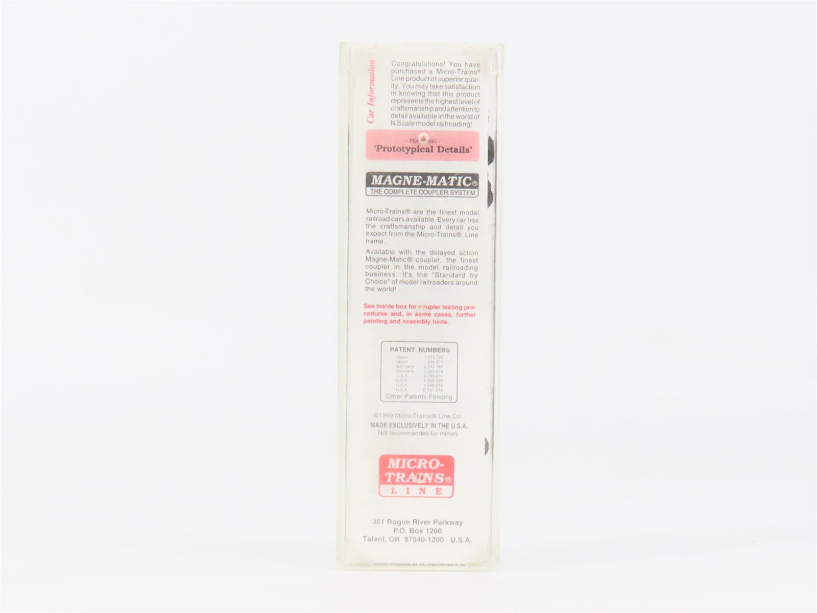 N Scale Micro-Trains GN Great Northern 40' Box Car 2533 RTR