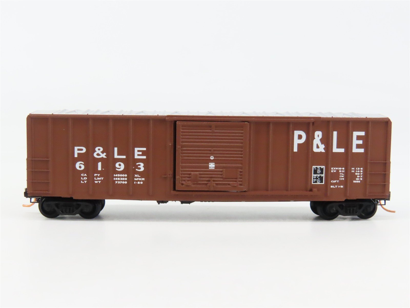 N Scale Micro-Trains 25290 P&LE Pittsburgh & Lake Erie 50' Box Car 6193 RTR