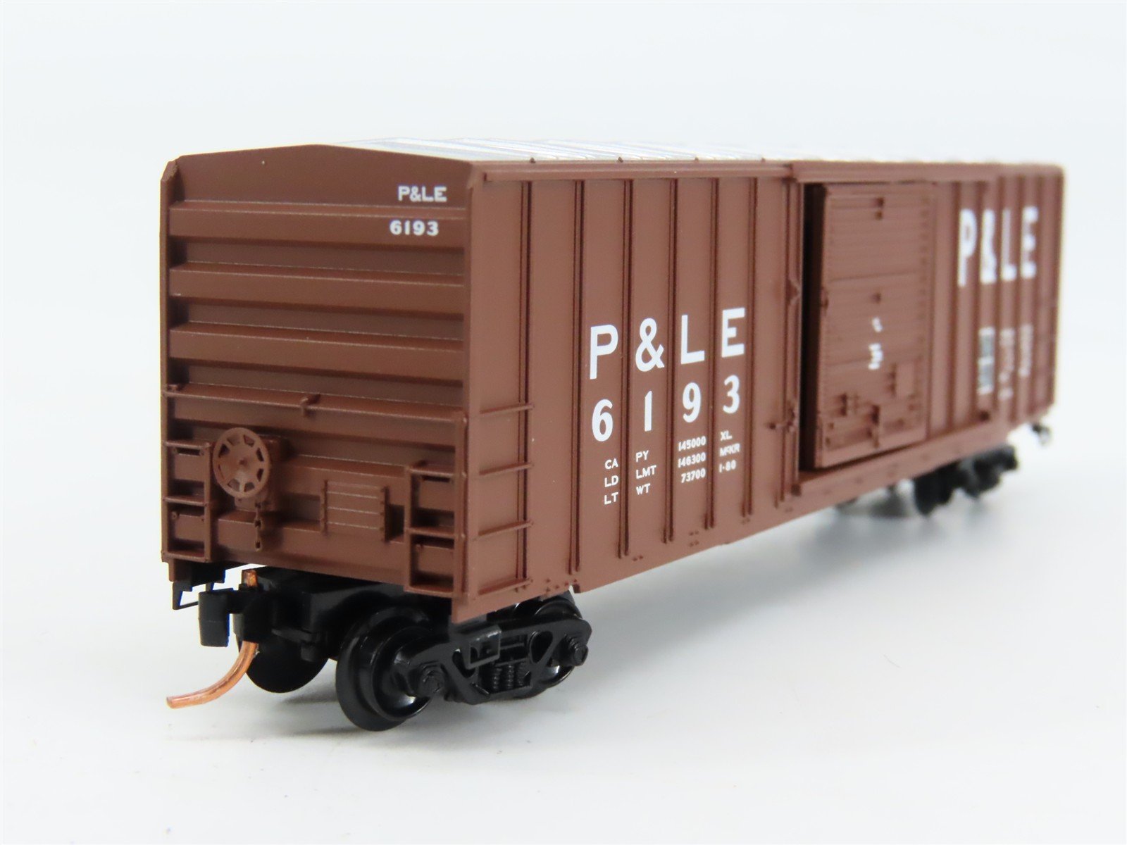 N Scale Micro-Trains 25290 P&LE Pittsburgh & Lake Erie 50' Box Car 6193 RTR