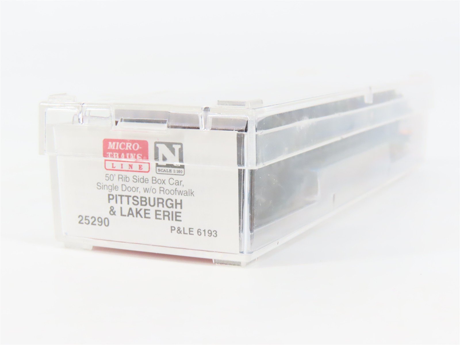 N Scale Micro-Trains 25290 P&LE Pittsburgh & Lake Erie 50' Box Car 6193 RTR