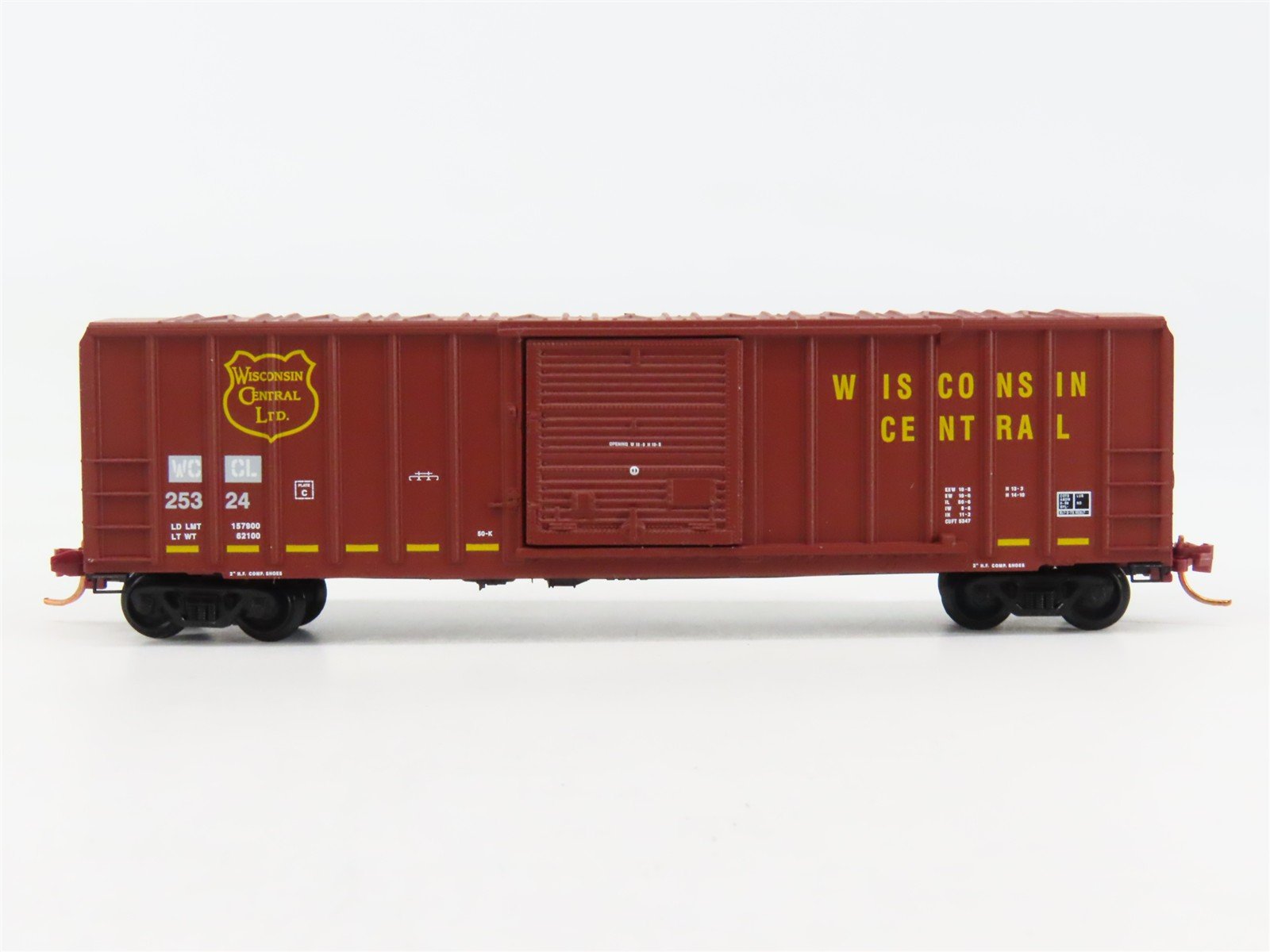 N Scale Micro-Trains 02500680 WCCL Wisconsin Central 50' Box Car 25324 RTR